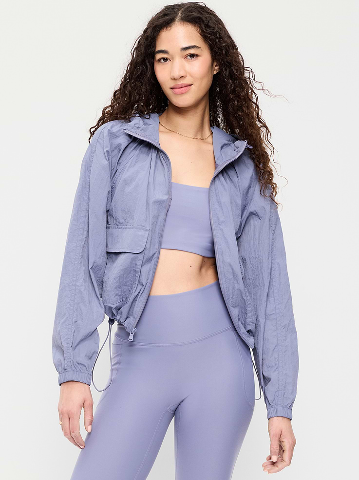 Image number 1 showing, Full-Zip Windbreaker