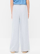 Image number 2 showing, Striped Linen-Blend Wide-Leg Pants for Girls