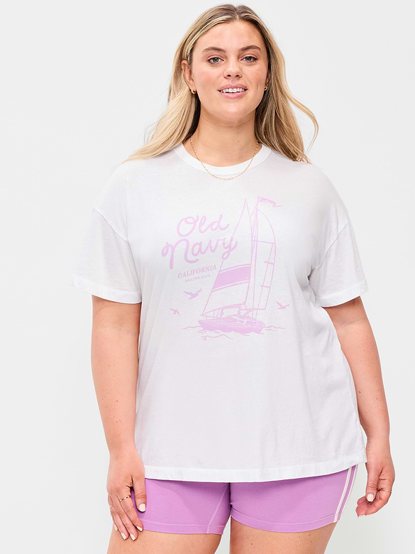 T-shirt long passe-partout surdimensionné