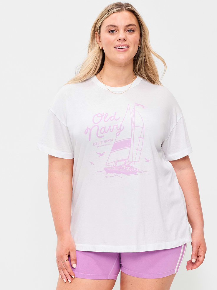 Image 8 of 9, Oversized EveryWear Tunic T-Shirt