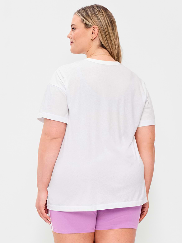 T-shirt long passe-partout surdimensionné
