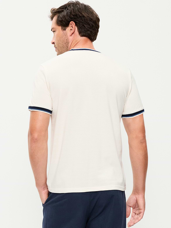 Crew-Neck Pique T-Shirt