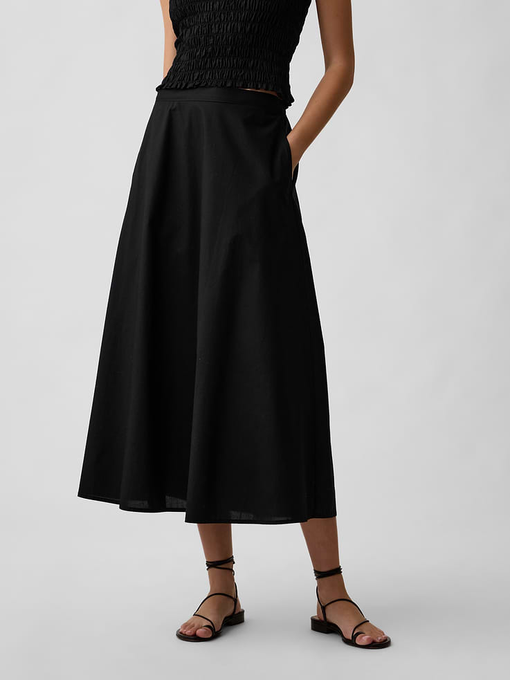 Image 3 of 5, Pull-On Maxi Skirt