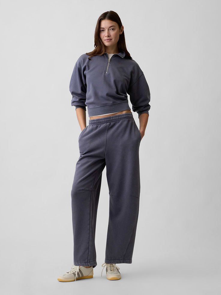 Image number 3 showing, Relaxed Fleece Half-Zip Sweatshirt