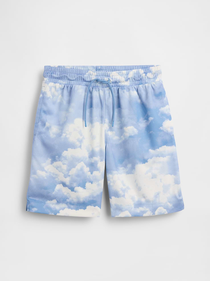 Image number 2 showing, Kids GapFit 6" Recycled Mesh Easy Shorts