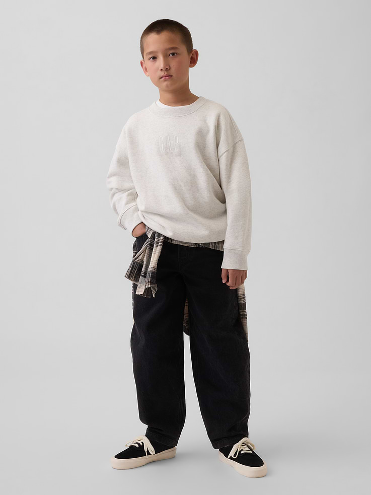 Image number 4 showing, Kids VintageSoft Relaxed Logo Sweatshirt