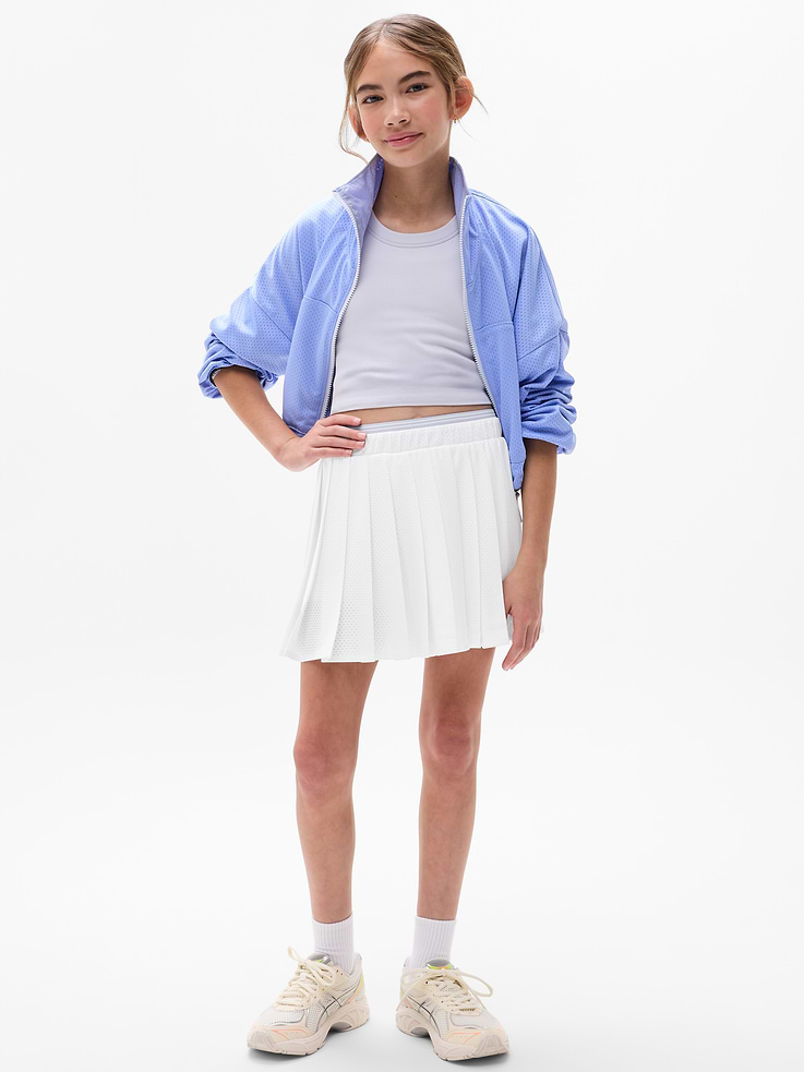 Image number 2 showing, Athleta Girl Pleat Perfect Mesh Skort