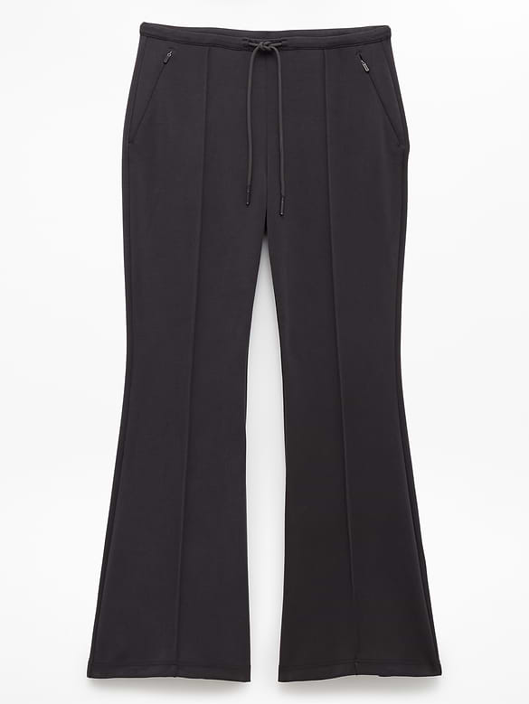 Seasoft Pintuck Mid Rise Flare Pant