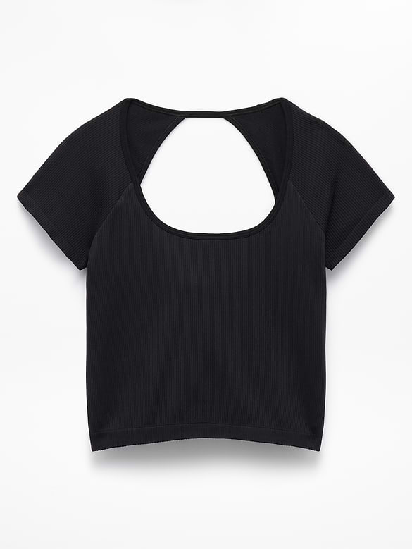 Recharge Seamless Open Back Tee