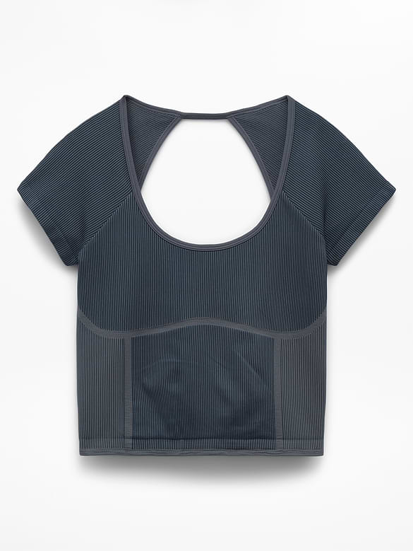 Recharge Seamless Open Back Tee