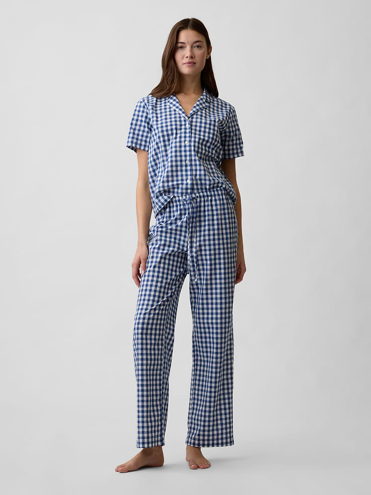 Image number 1 showing, Poplin PJ Pants
