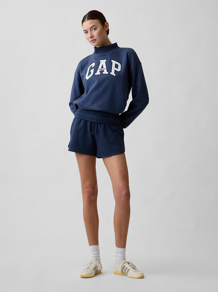Image number 3 showing, Oversized Gap Logo Mockneck Tunic Sweatshirt