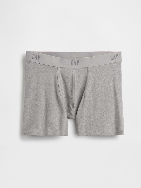 5" Organic Stretch Cotton Boxer Briefs