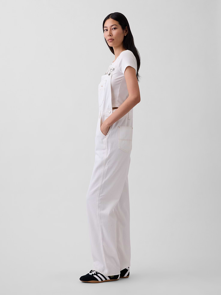Image number 3 showing, UltraSoft Denim '90s Loose Overalls