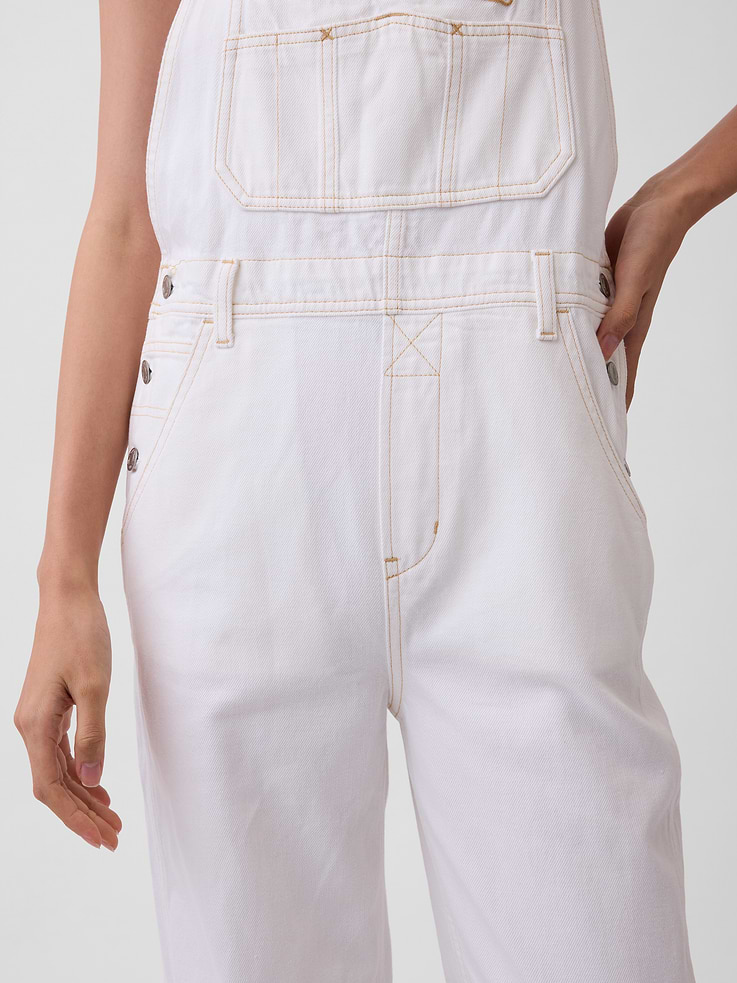 Image number 4 showing, UltraSoft Denim '90s Loose Overalls