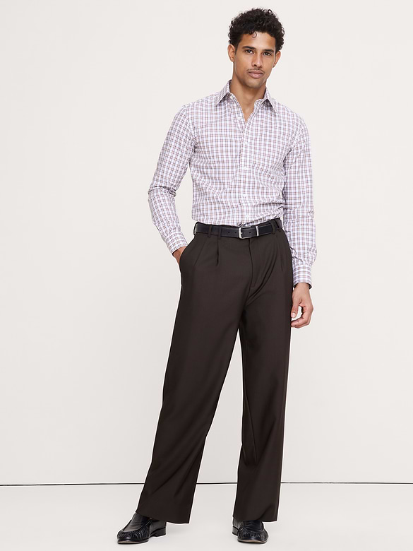 Chemise habillée ajustée infroissable