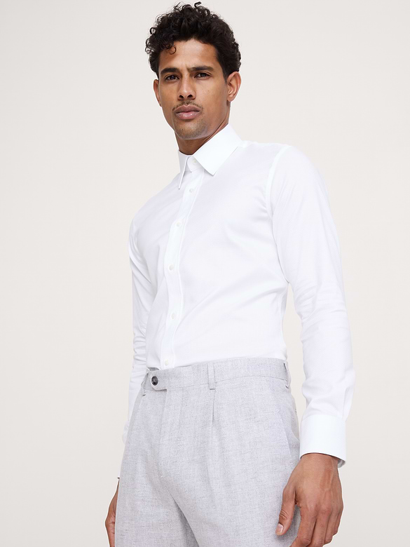 Chemise habillée ajustée infroissable