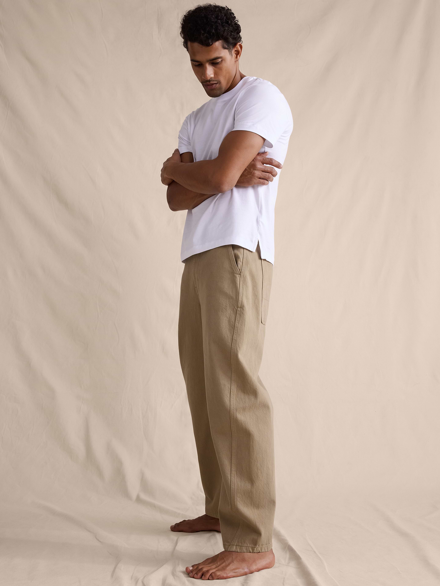 Image number 4 showing, Loose Twisted Seam Jean
