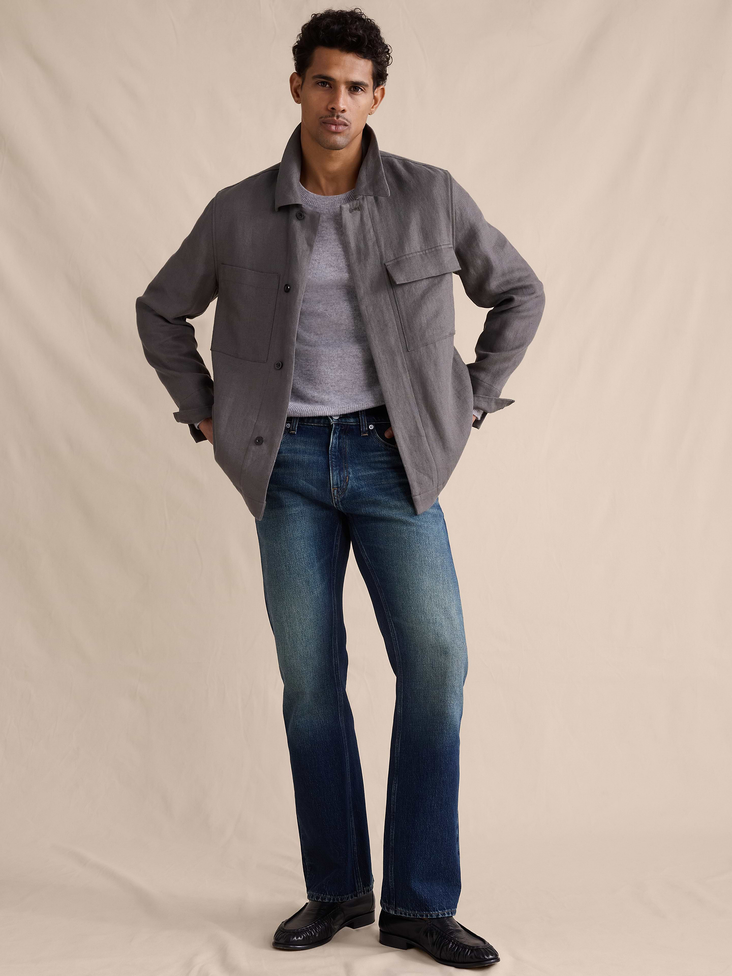 Image number 1 showing, Classic Bootcut Jean in 100% Cotton