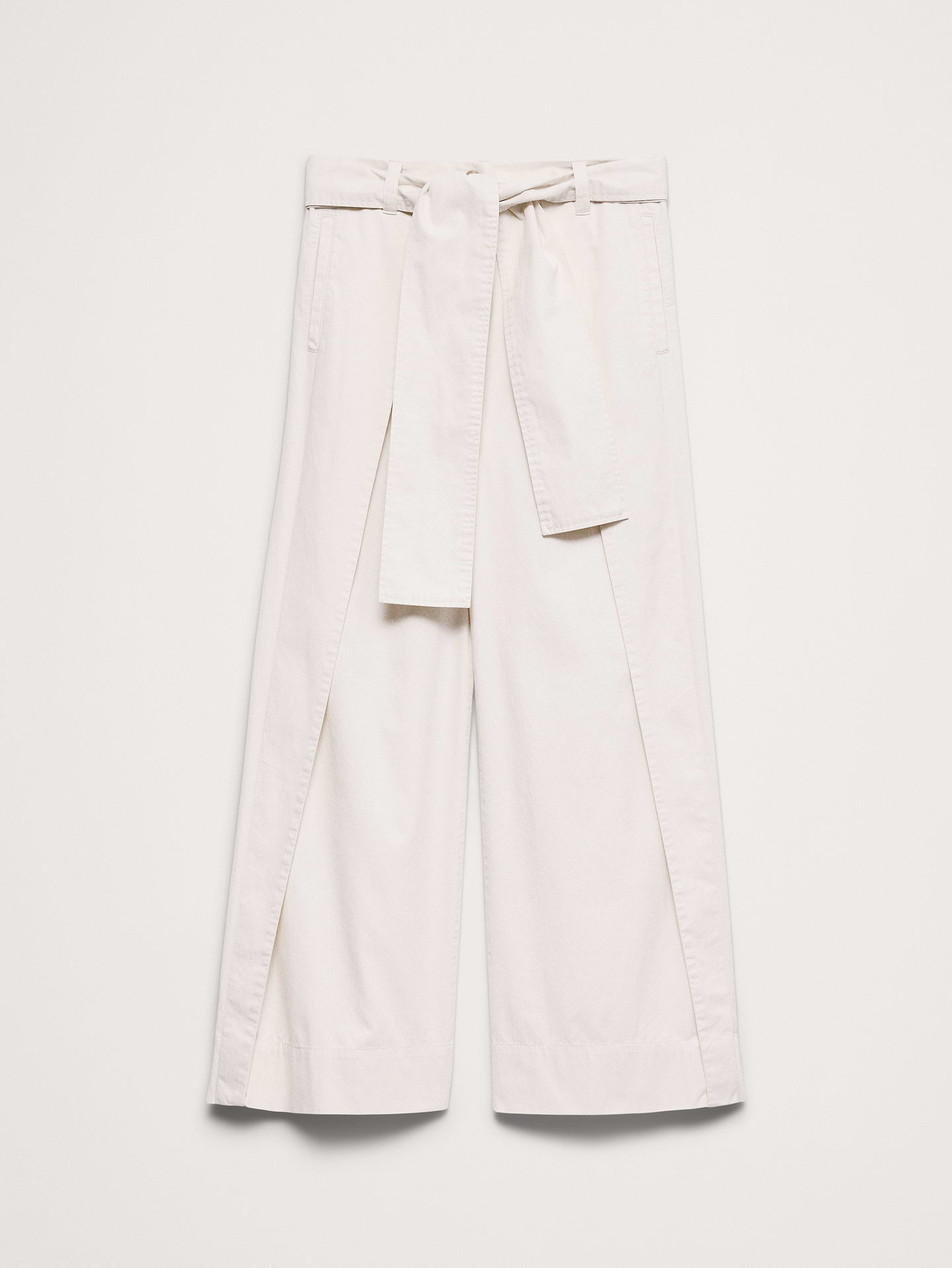 Image number 5 showing, High-Rise Wide-Leg Wrap-Front Chino