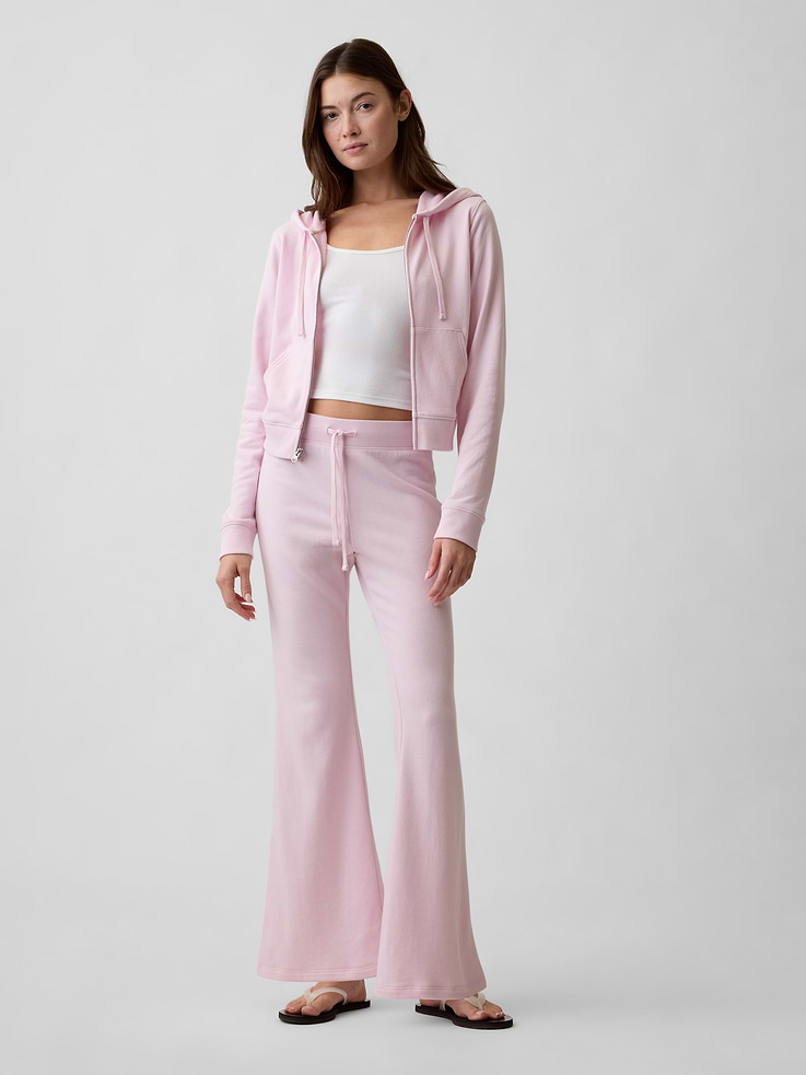 Image number 1 showing, French Terry Bootcut Sweatpants