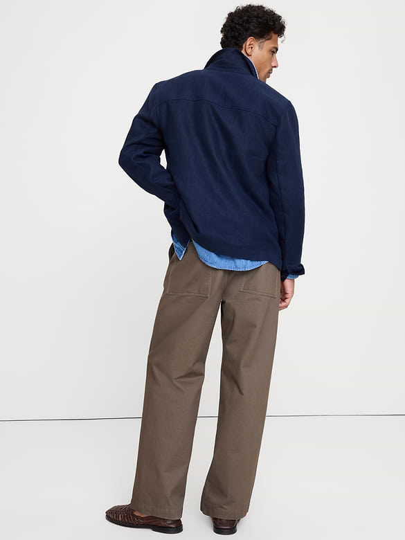 Loose Belted Chino