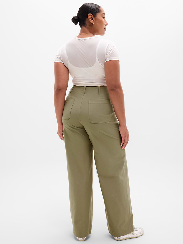 Skyline High Rise Wide Leg Pant