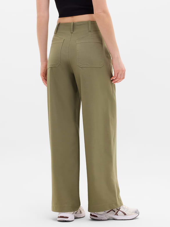 Skyline High Rise Wide Leg Pant