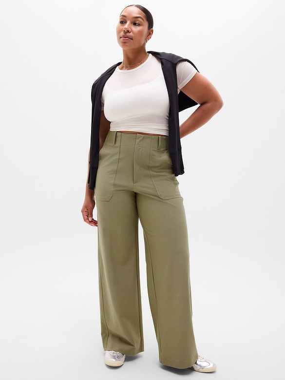Skyline High Rise Wide Leg Pant