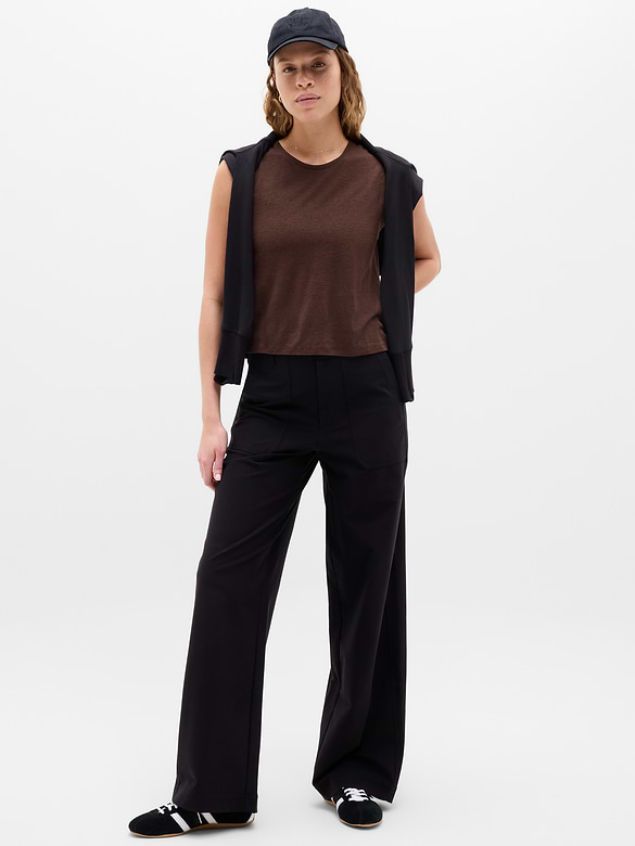 Getaway Linen Blend Muscle Tank