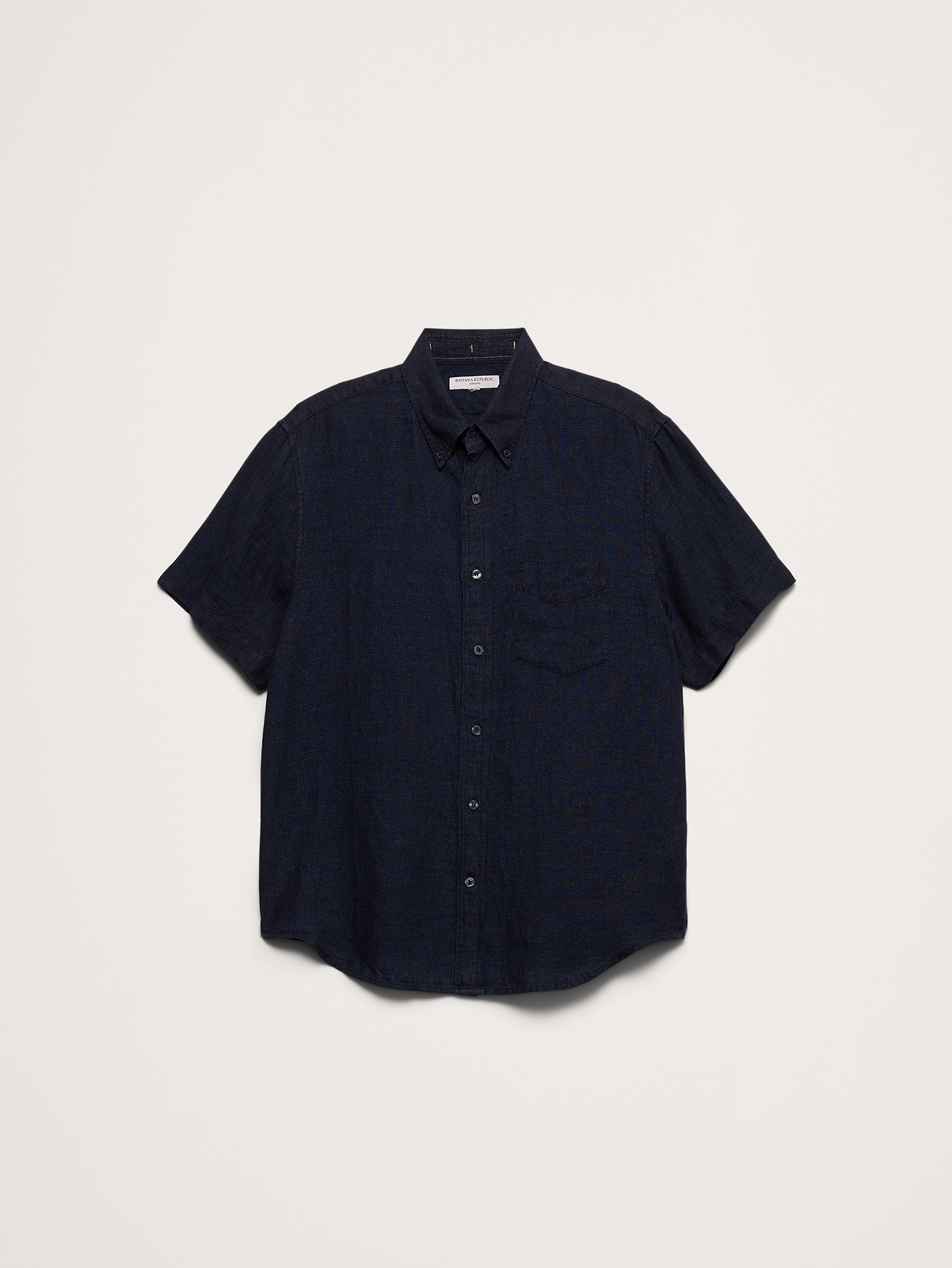 Image number 4 showing, Standard-Fit Linen Short-Sleeve Shirt