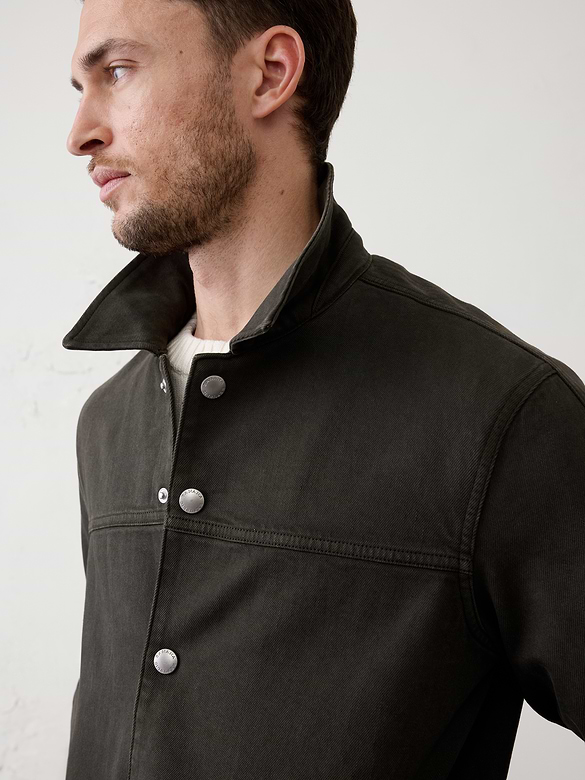 Relaxed Garment-Dyed Jacket
