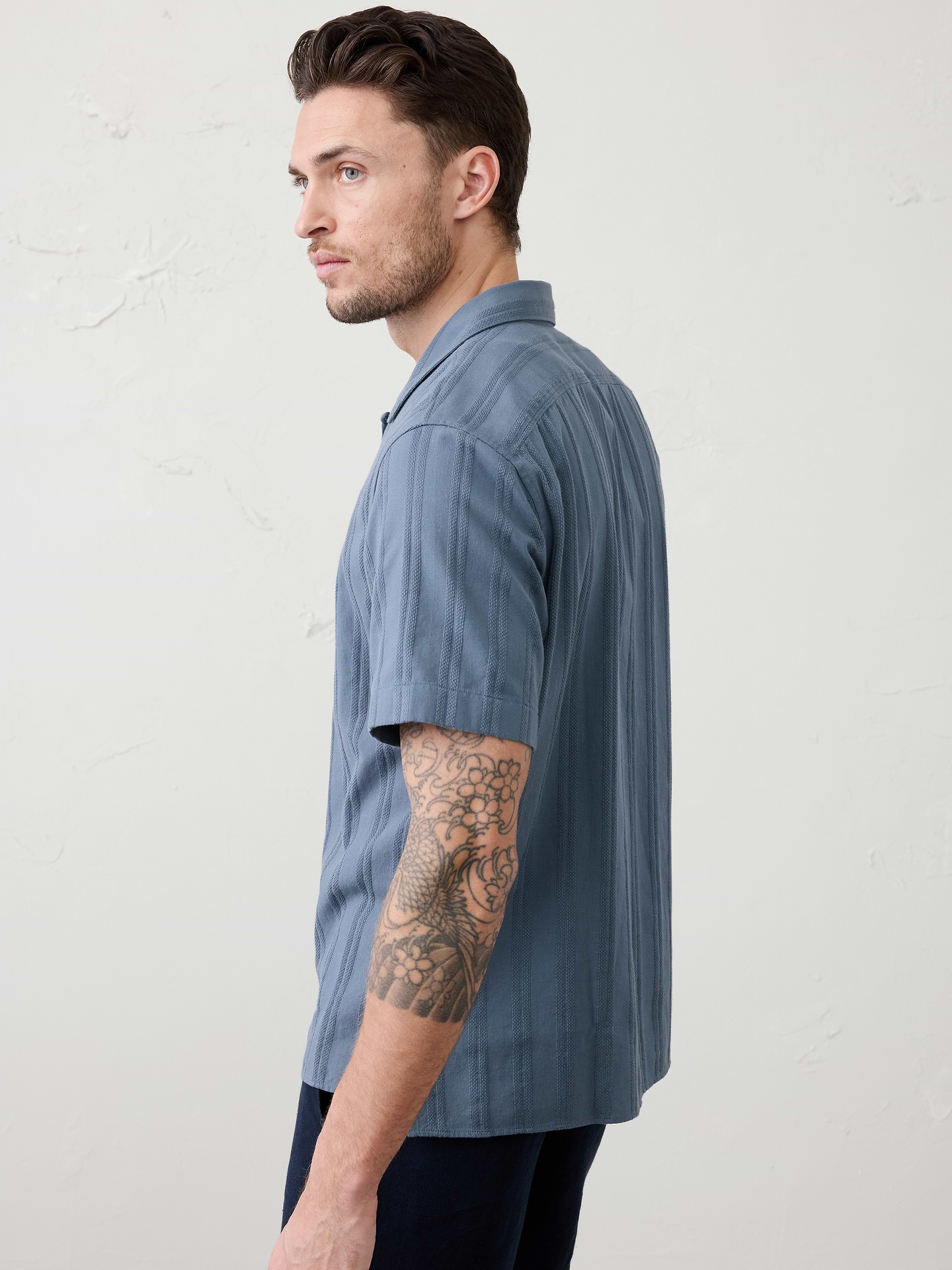 Image number 5 showing, Standard-Fit Textured Resort Shirt