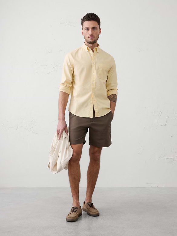 Slim-Fit Oxford Shirt