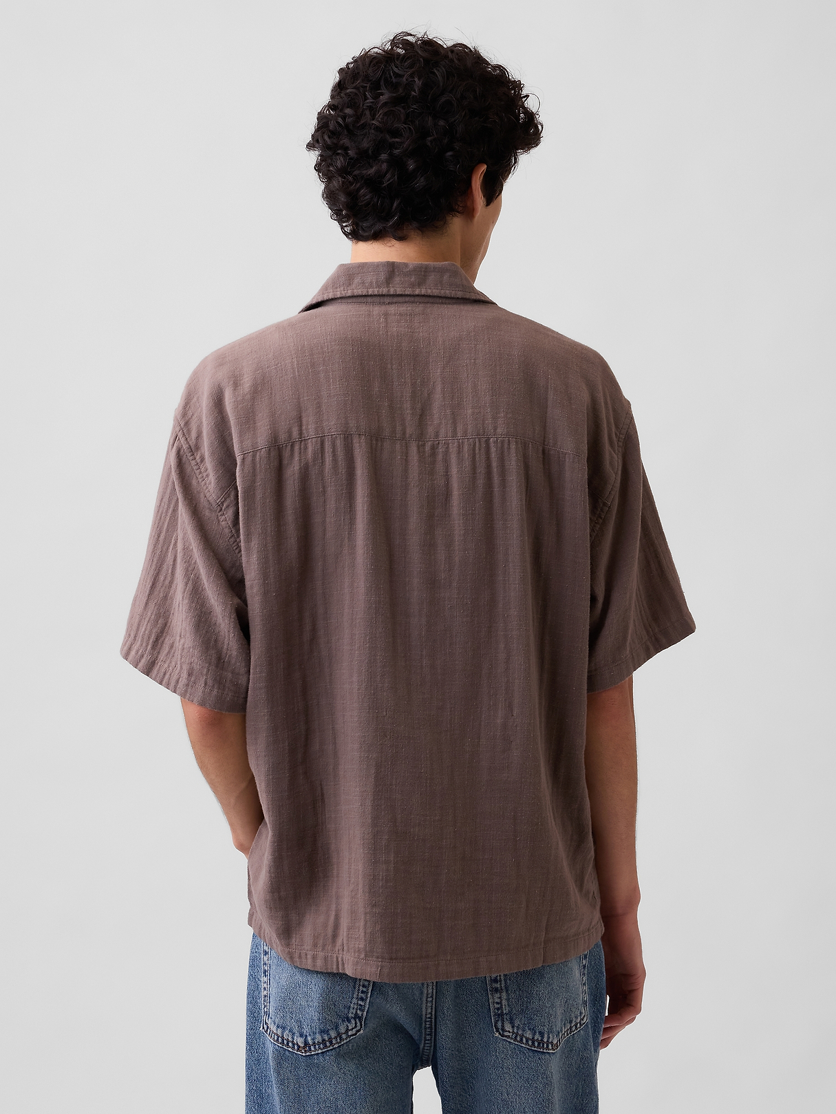 Gauze Vacay Shirt in Boxy Fit | Gap Factory