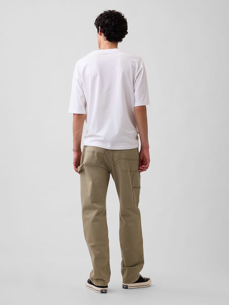 Image number 2 showing, Distressed Straight Carpenter Jeans