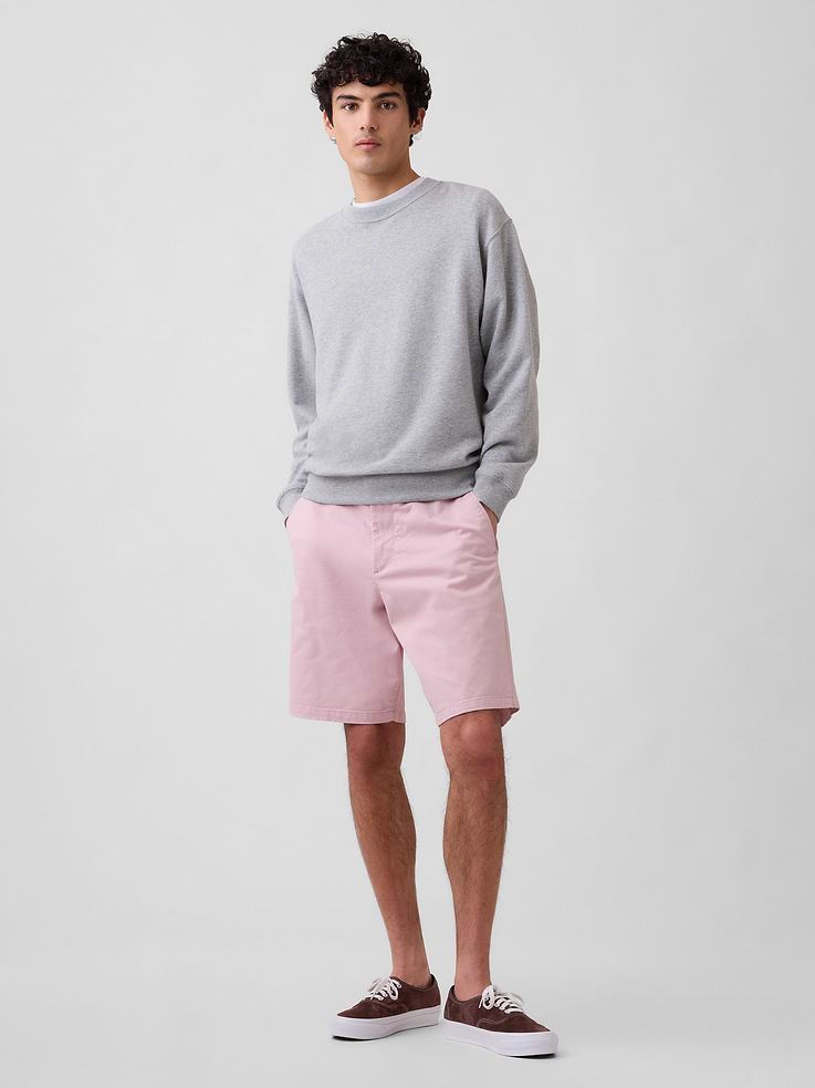 Image number 1 showing, 9" Essential Khaki Shorts