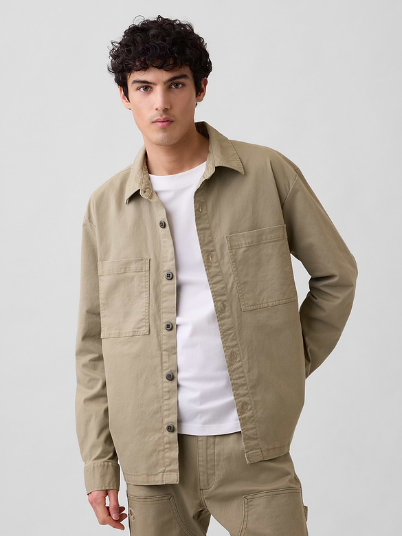 Boxy Shirt Jacket