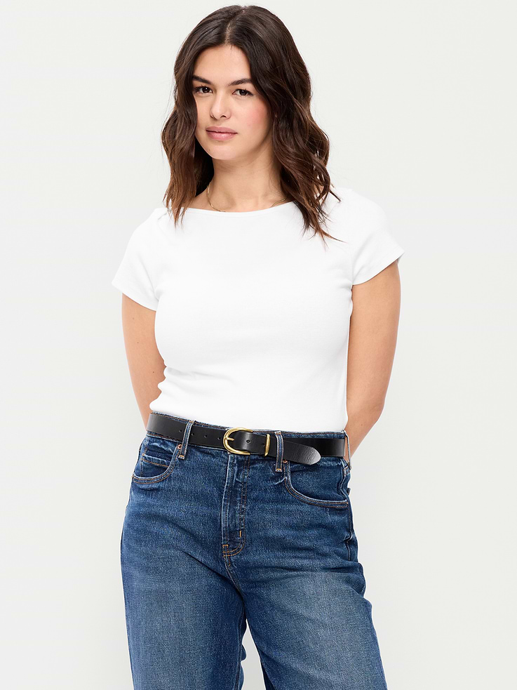Image number 6 showing, Snug Boatneck T-Shirt