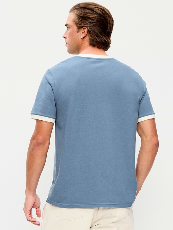 Crew-Neck Pique T-Shirt