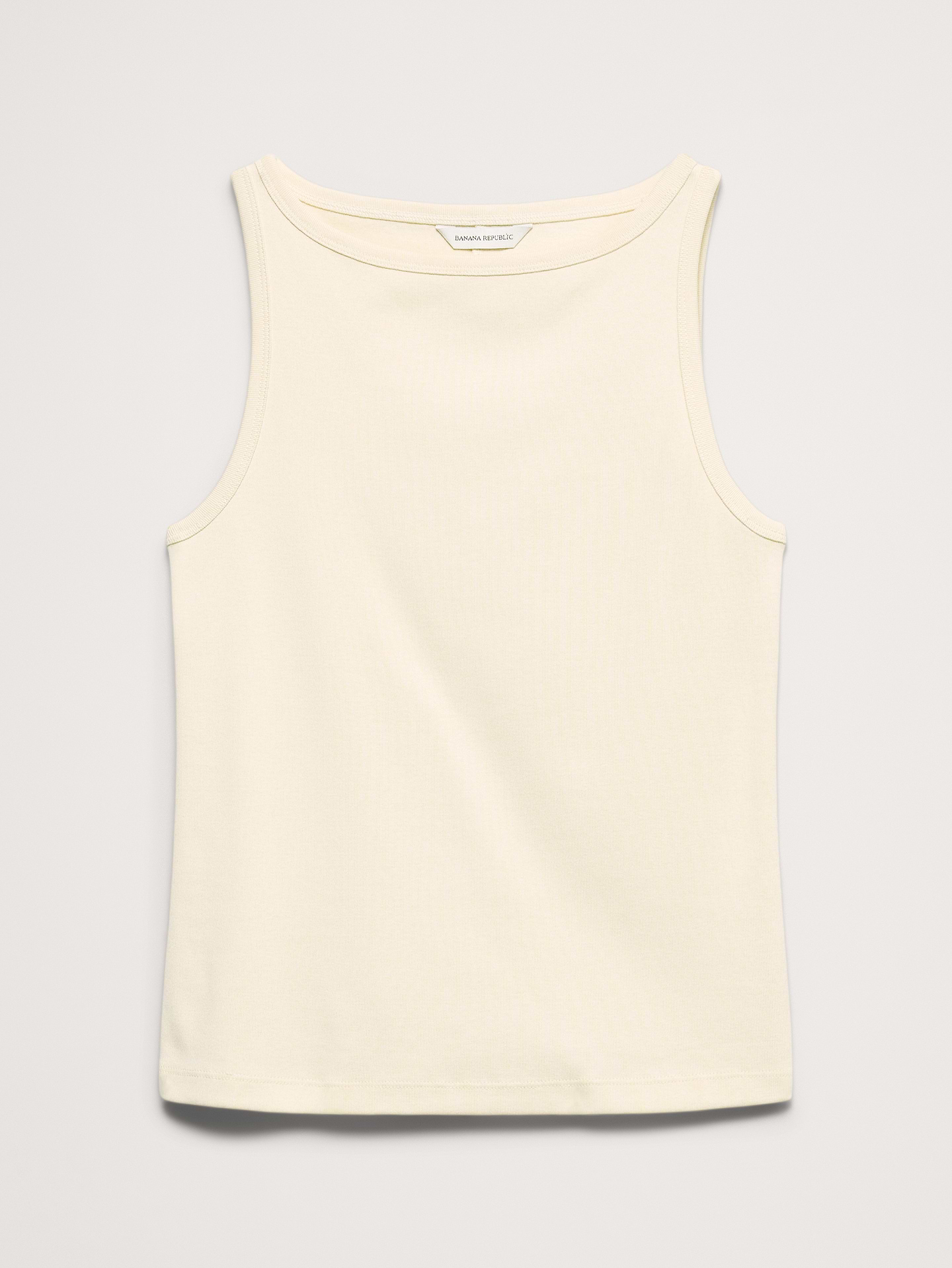 L'image numéro 6 présente Camisole minimaliste en coton