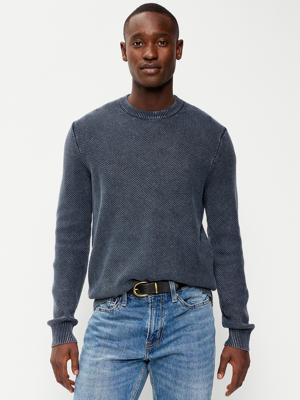 Washed Crew-Neck Sweater | Old Navy