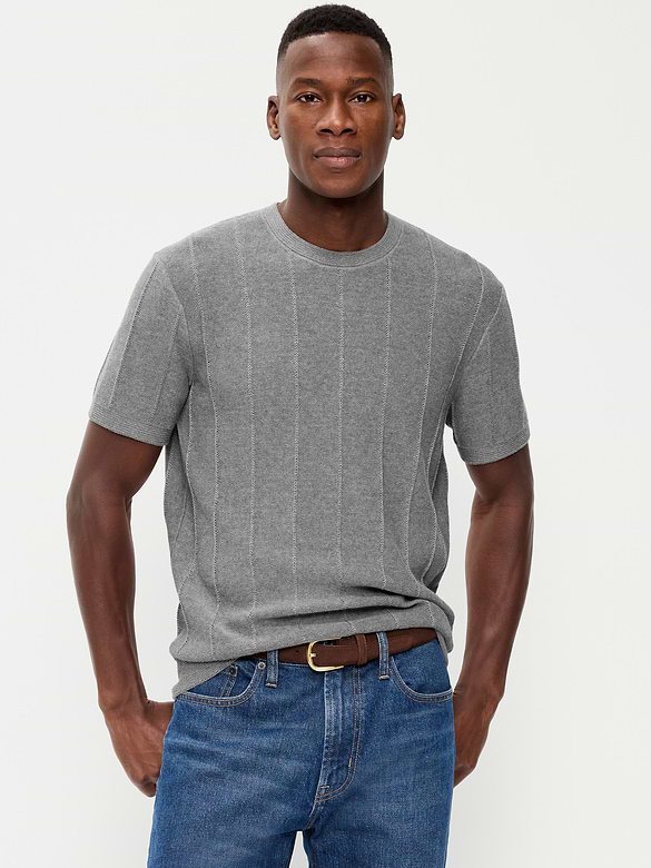 T-shirt en tricot décontracté