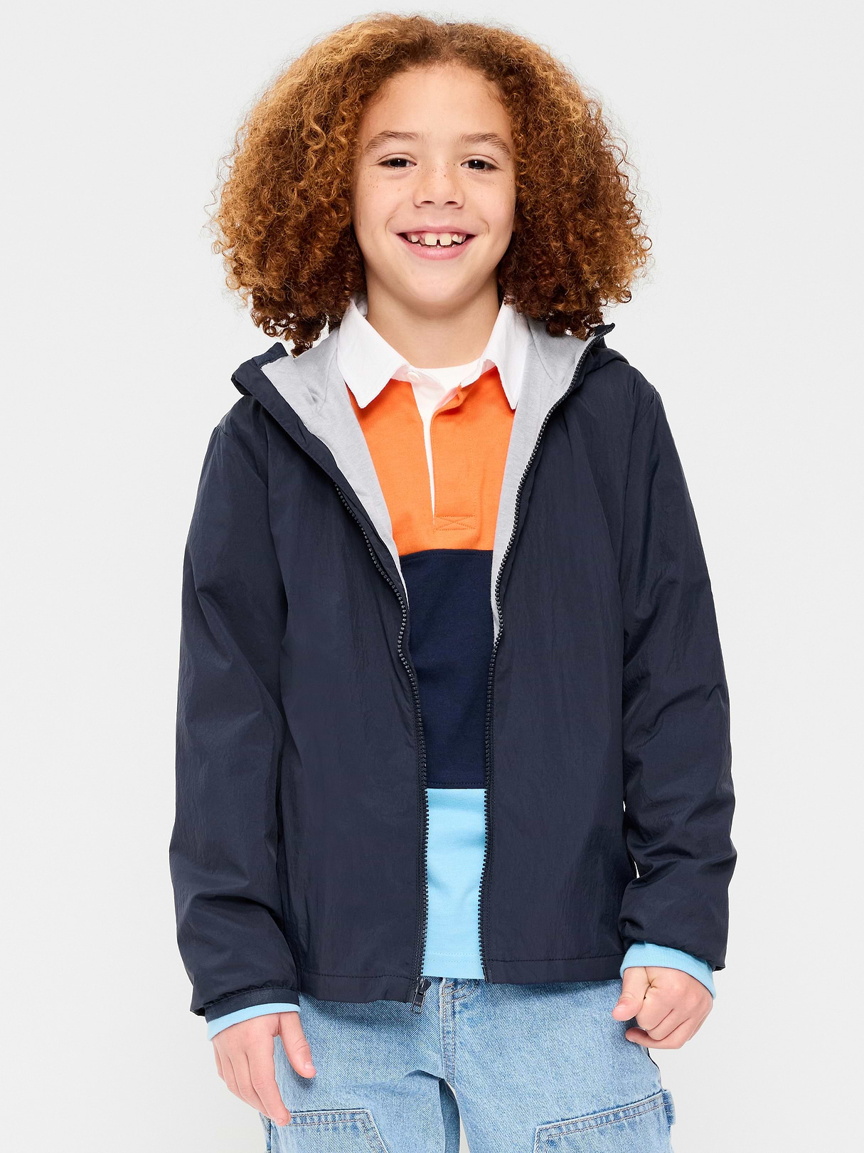 Water-Resistant Zip-Front Jacket for Boys | Old Navy