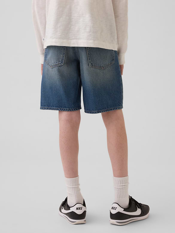 Kids UltraSoft '90s Loose Easy Denim Shorts