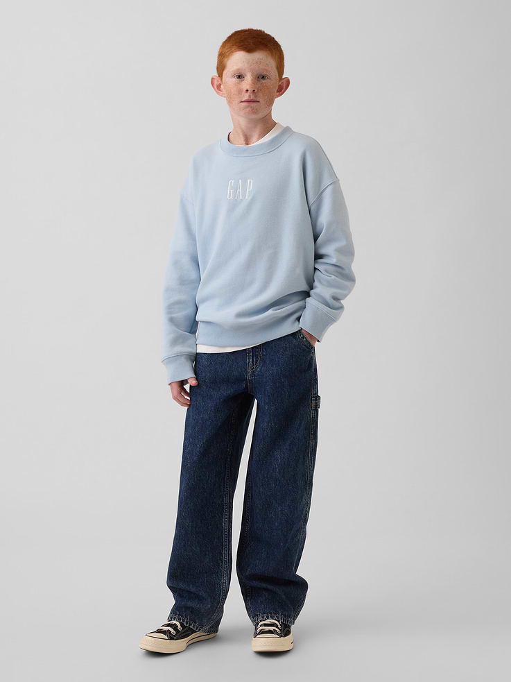 Image number 4 showing, Kids VintageSoft Relaxed Logo Sweatshirt