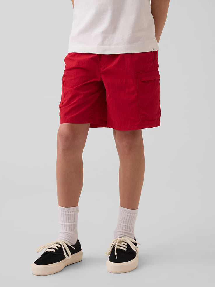 Image 3 of 5, Kids Relaxed Quick-Dry Cargo Shorts