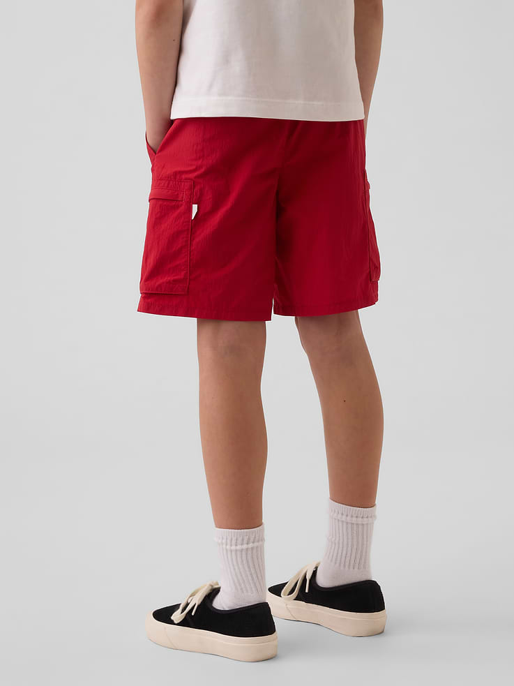 Image 4 of 5, Kids Relaxed Quick-Dry Cargo Shorts