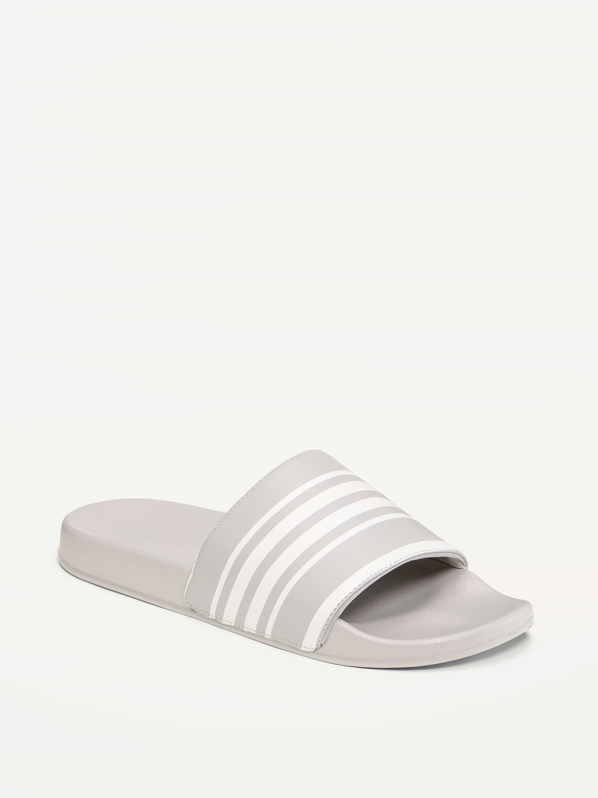 Image number 1 showing, Faux-Leather Slide Sandals for Men (Partially Plant-Based)