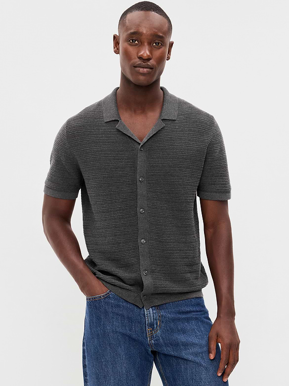 Chemise en tricot à manches courtes